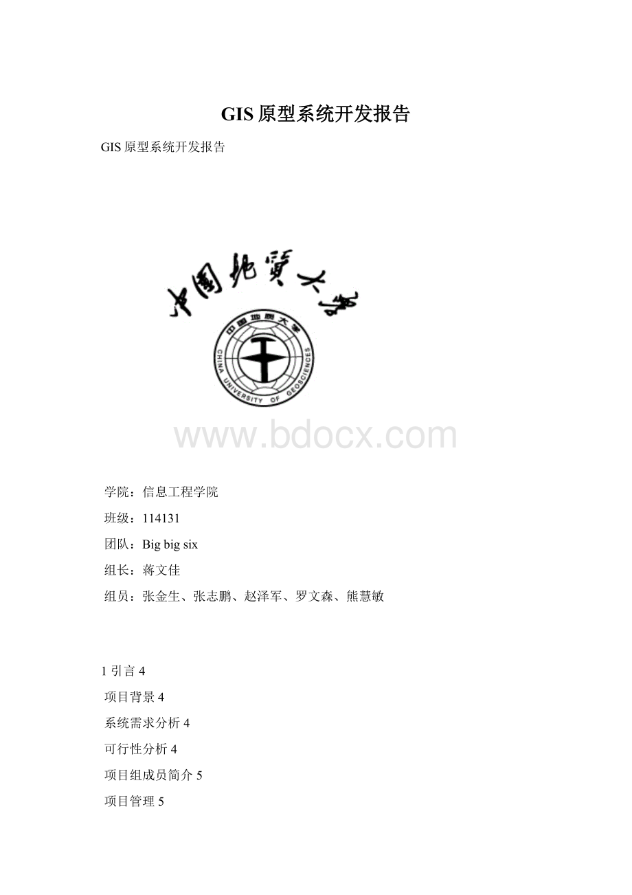 GIS原型系统开发报告.docx_第1页