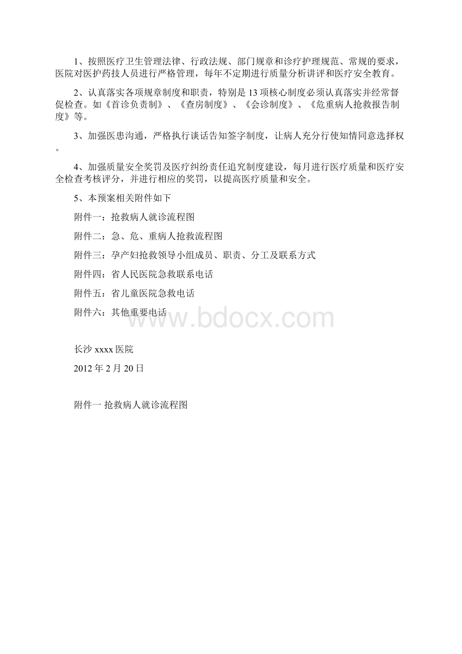 疑难危重孕产妇抢救预案Word格式文档下载.docx_第3页