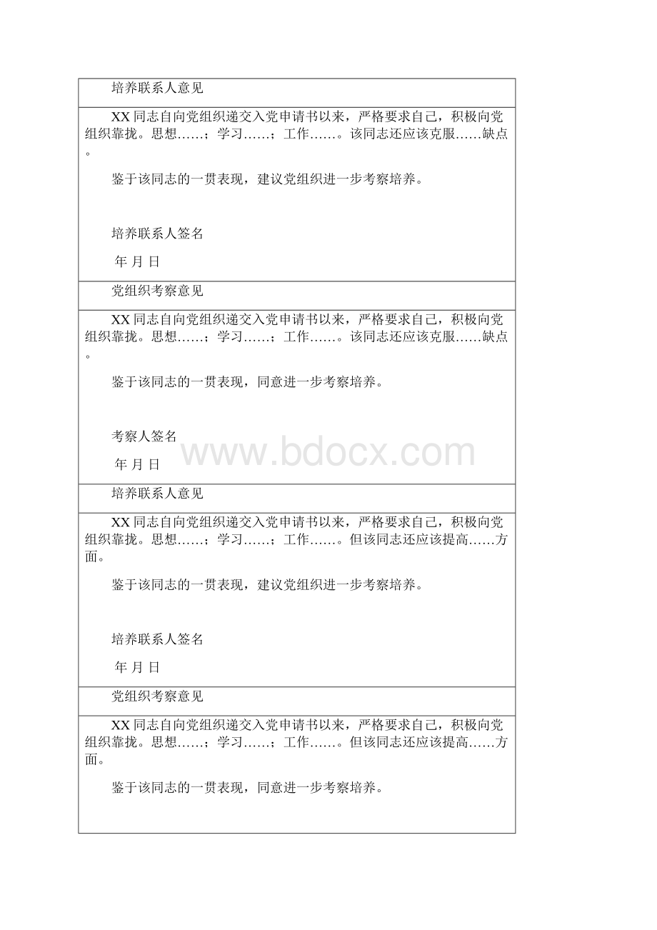 申请入党积极分子考察表.docx_第3页