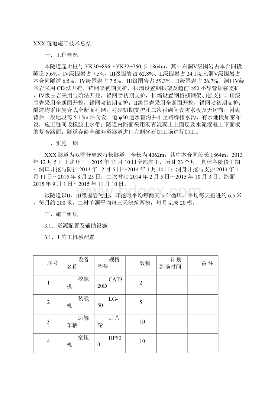 隧道施工总结doc.docx_第2页