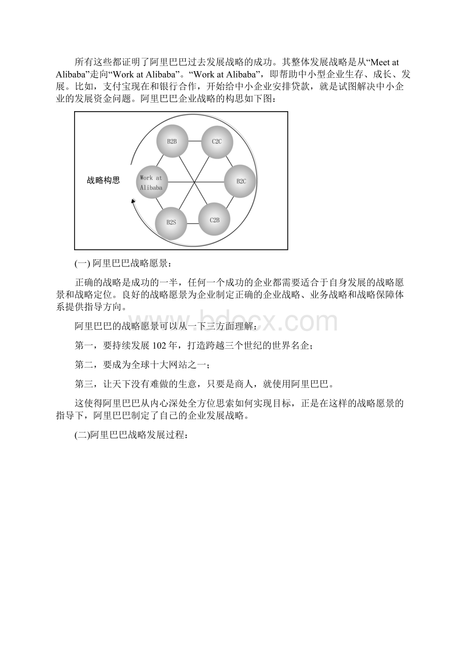 阿里巴巴集团的发展战略分析.docx_第2页