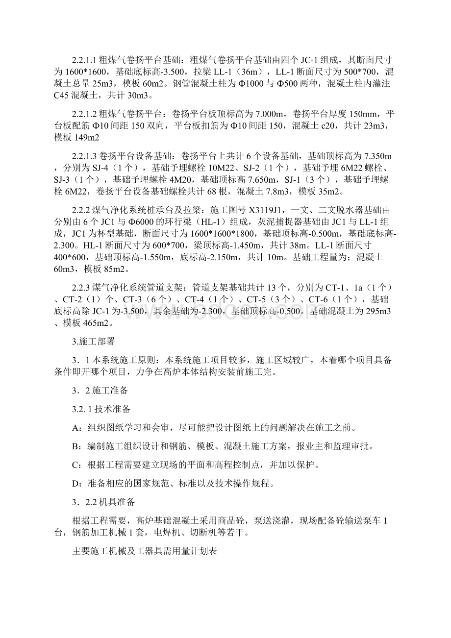 高炉煤气净化系统工程施工组织设计方案.docx_第2页