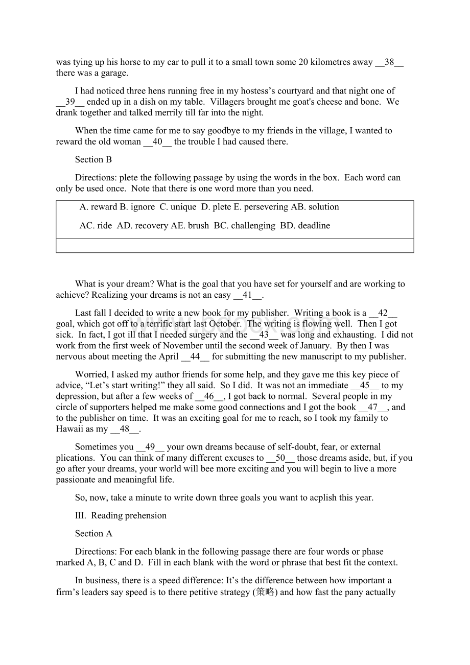 高三上学期英语周练试题2 含答案文档格式.docx_第2页