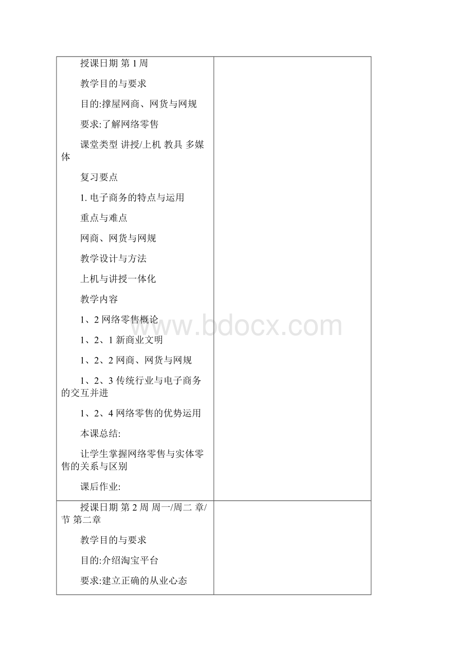 网店运营实务电子教案.docx_第2页