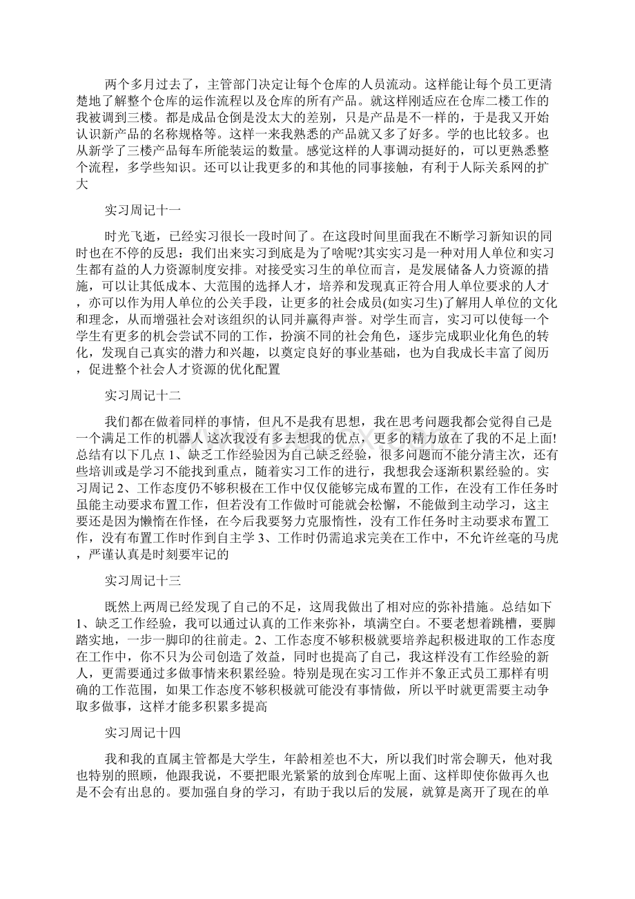 仓库管理实习周记20篇.docx_第3页