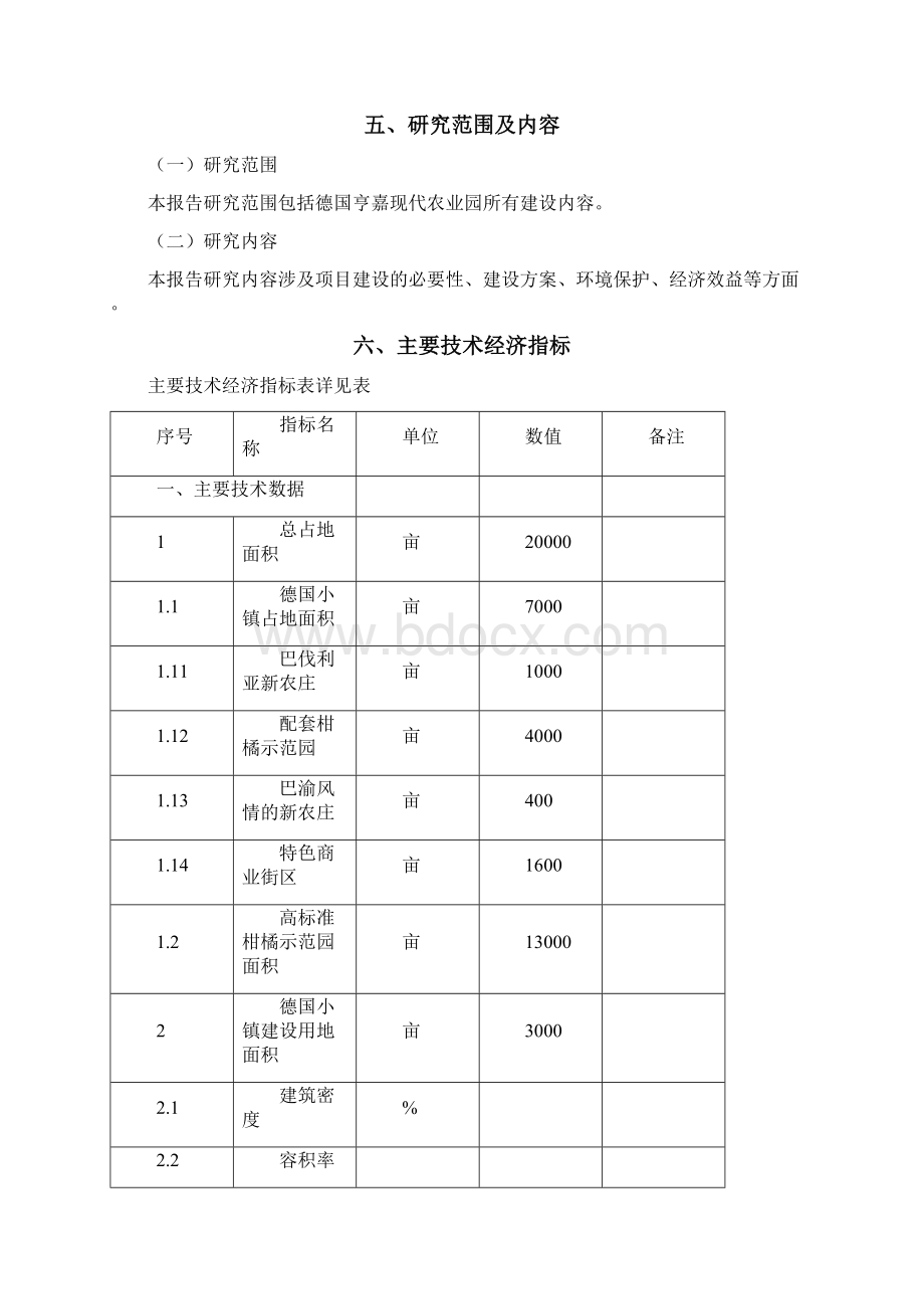 重庆亨嘉现代农业园项目可行性研究报告Word格式文档下载.docx_第3页