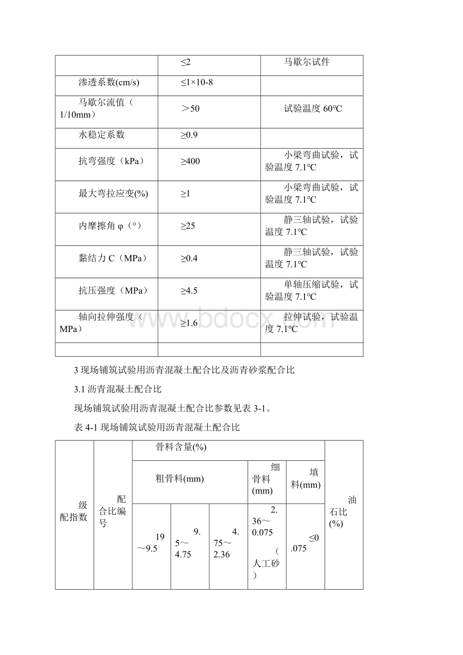 金平水电站沥青混凝土35CM现场铺筑试验及生产性试验方案.docx_第3页