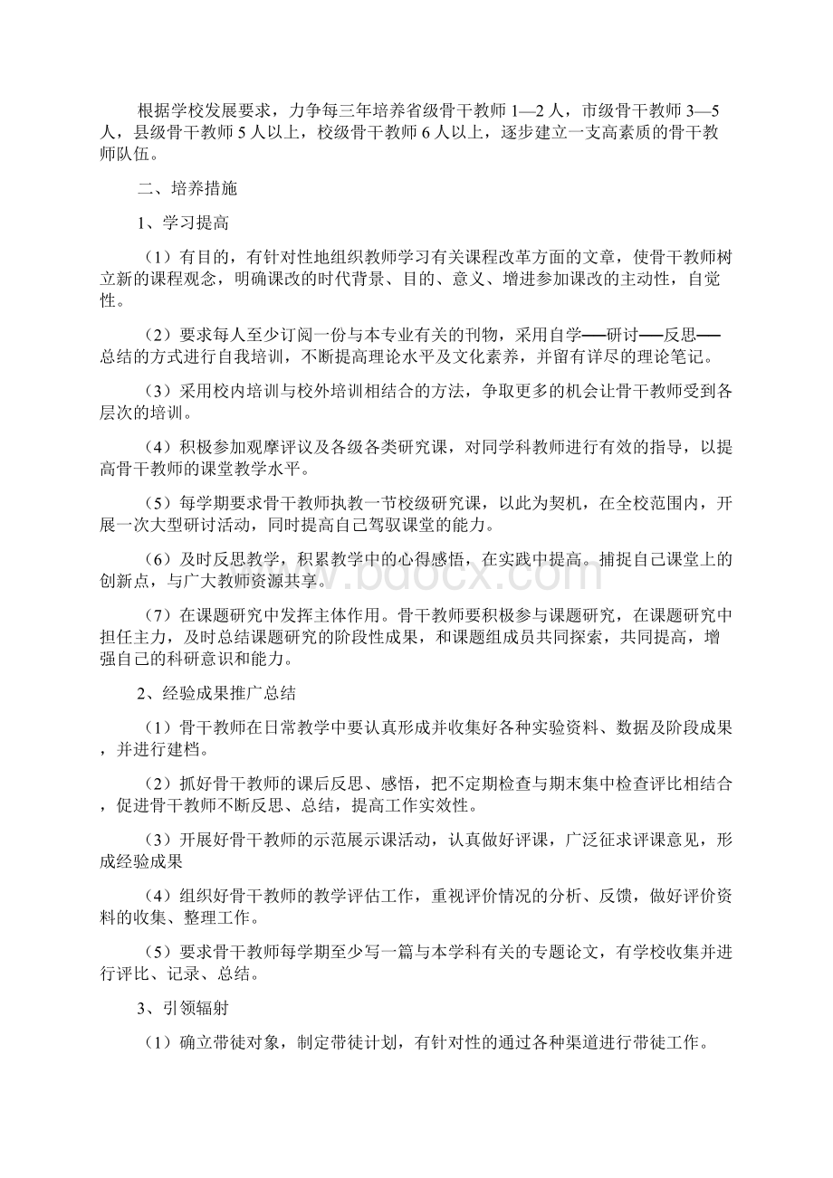 骨干教师个人工作计划4篇Word文档格式.docx_第3页