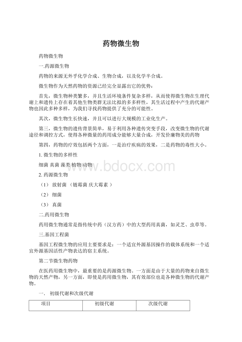 药物微生物.docx_第1页