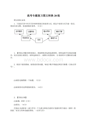 高考专题复习图文转换28练Word格式文档下载.docx