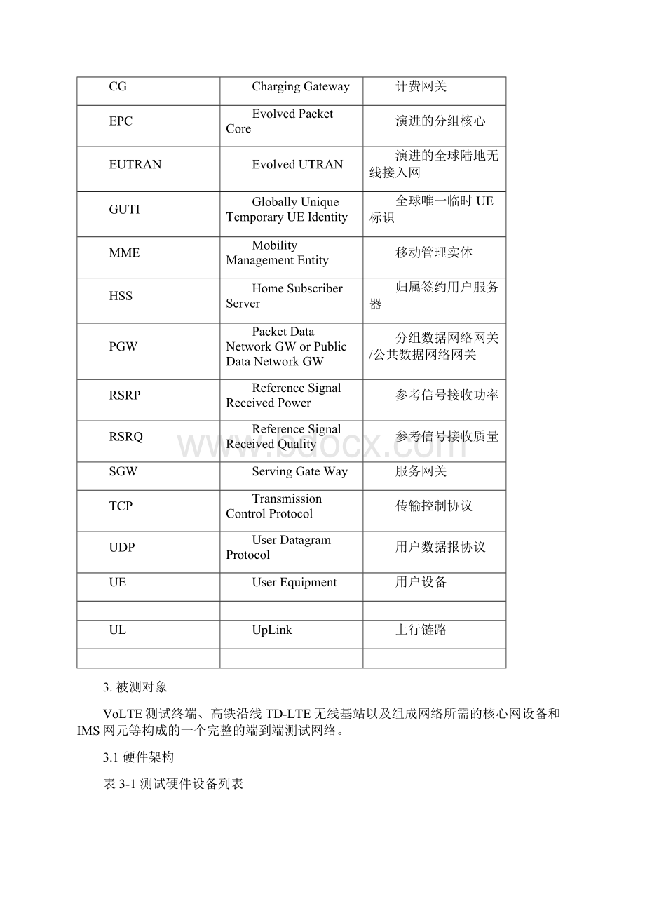 中国移动VoLTE多场景参数测试规范Word文档格式.docx_第2页