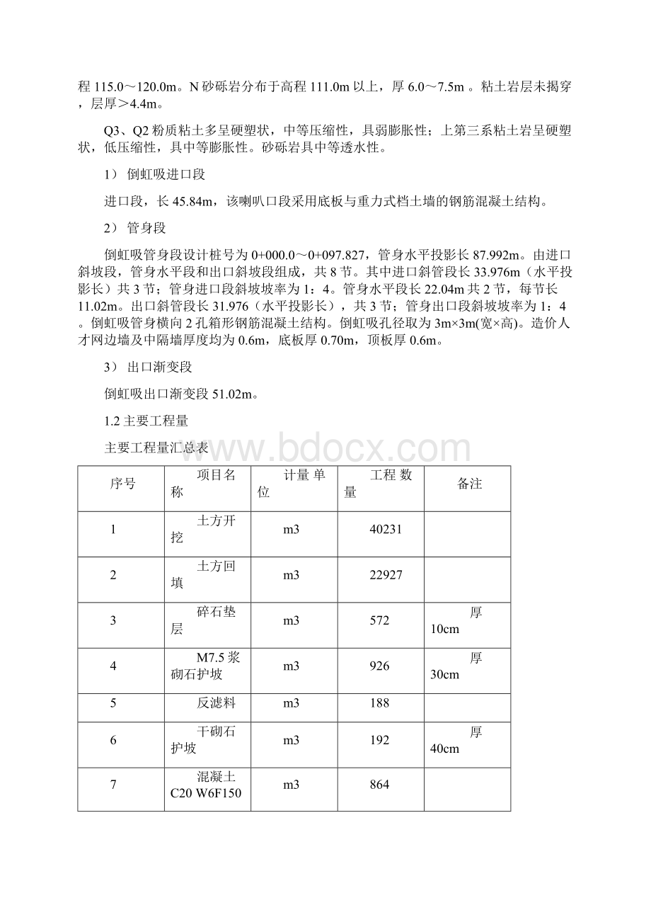 倒虹吸混凝土浇筑监理作业指导书Word文档格式.docx_第2页