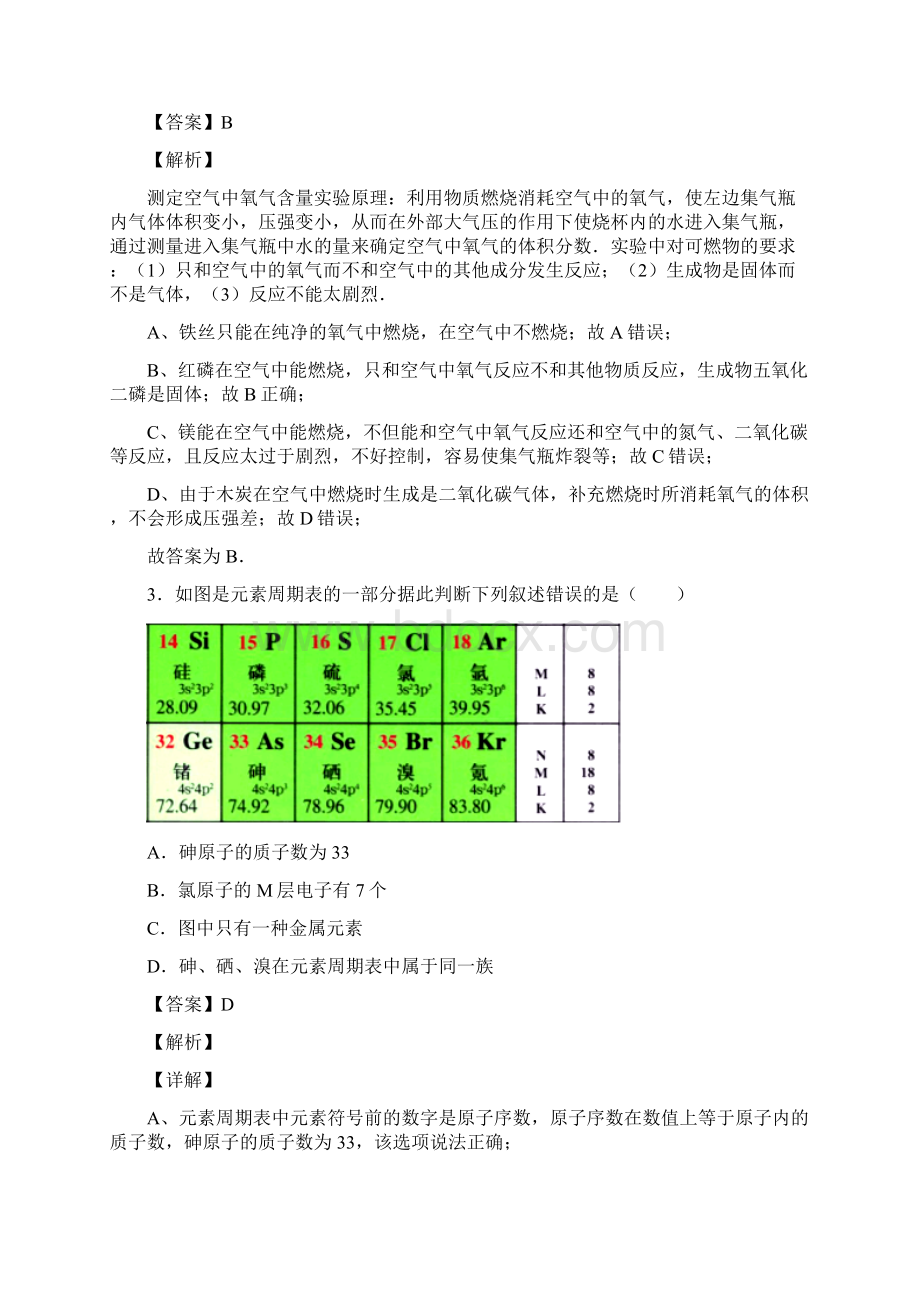 我们周围的空气培优训练附解析经典文档格式.docx_第2页