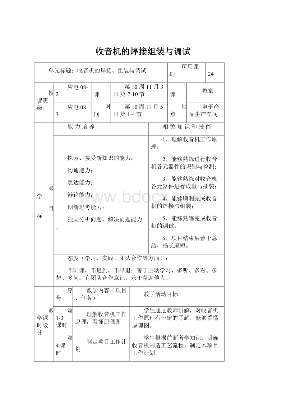 收音机的焊接组装与调试.docx_第1页