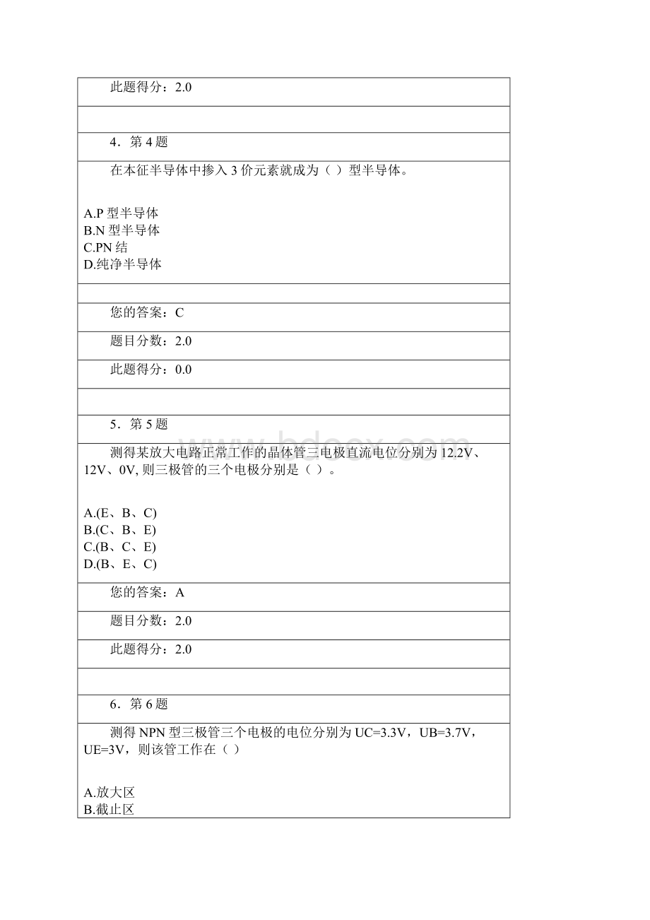 华师电子电路基础在线作业.docx_第2页