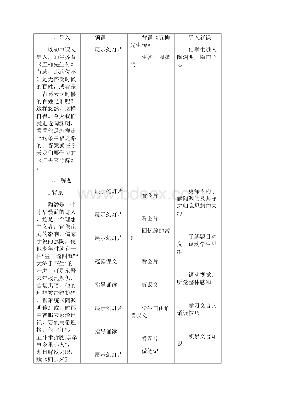 人教版必修五 归去来兮辞 教案2.docx_第2页