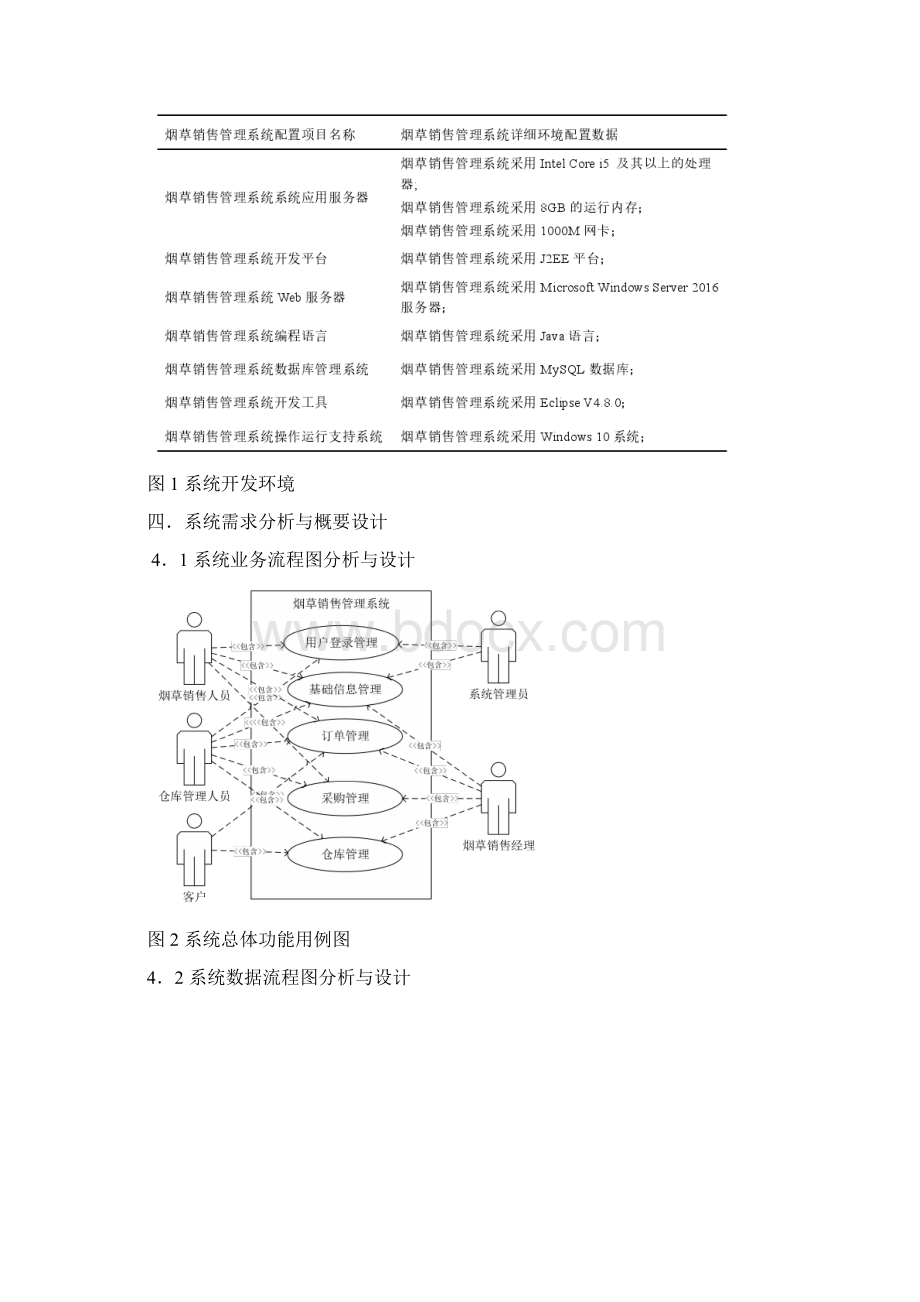 毕业设计开题报告基于 BS 的烟草销售管理系统设计与实现Word文件下载.docx_第3页