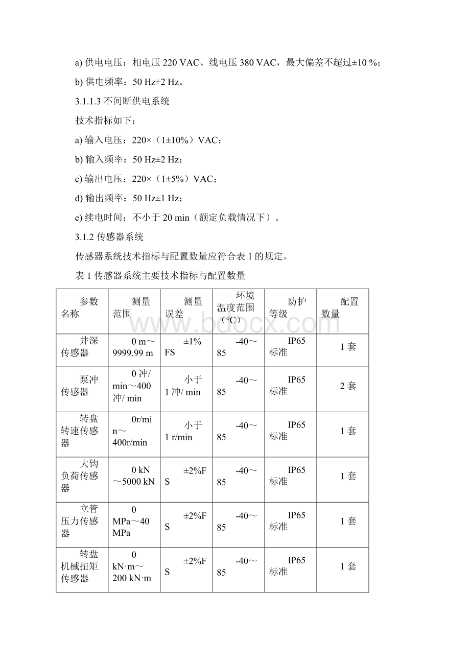 QSY1295录井队设备配备及工作环境规范报批稿分解.docx_第3页