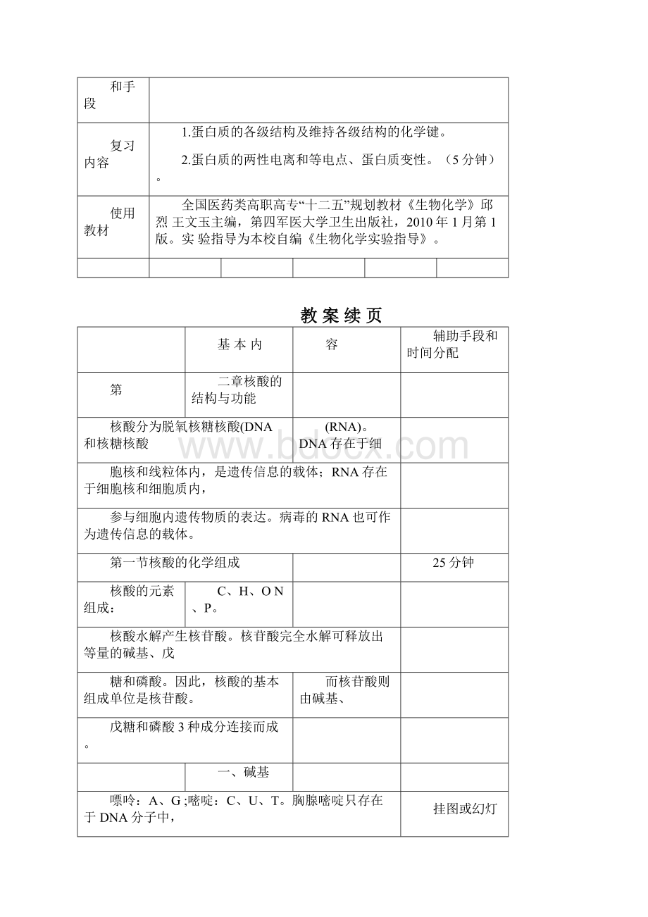 第二章核酸的结构与功能教学提纲.docx_第2页