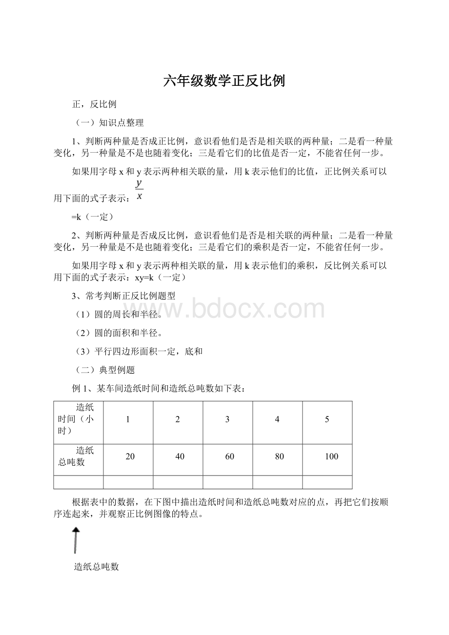 六年级数学正反比例.docx_第1页