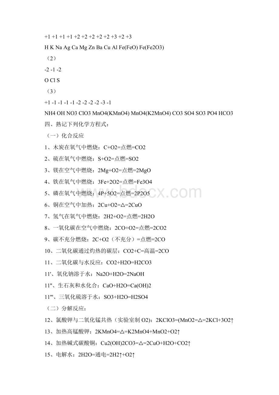 九年级化学式集锦.docx_第2页