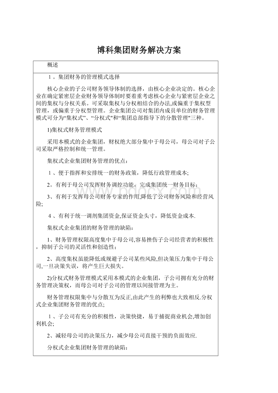 博科集团财务解决方案.docx_第1页