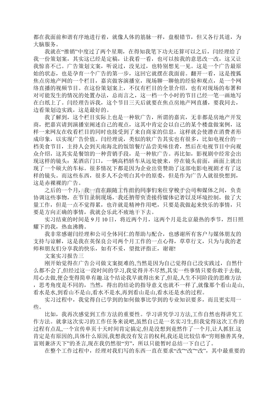 文案实习报告Word格式.docx_第3页