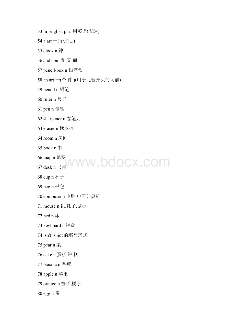 初一英语单词Word格式文档下载.docx_第3页