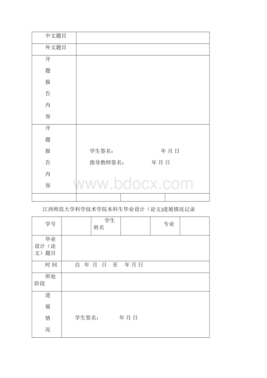 江西师范大学本科生毕业论文设计过程管理手册Word格式.docx_第3页