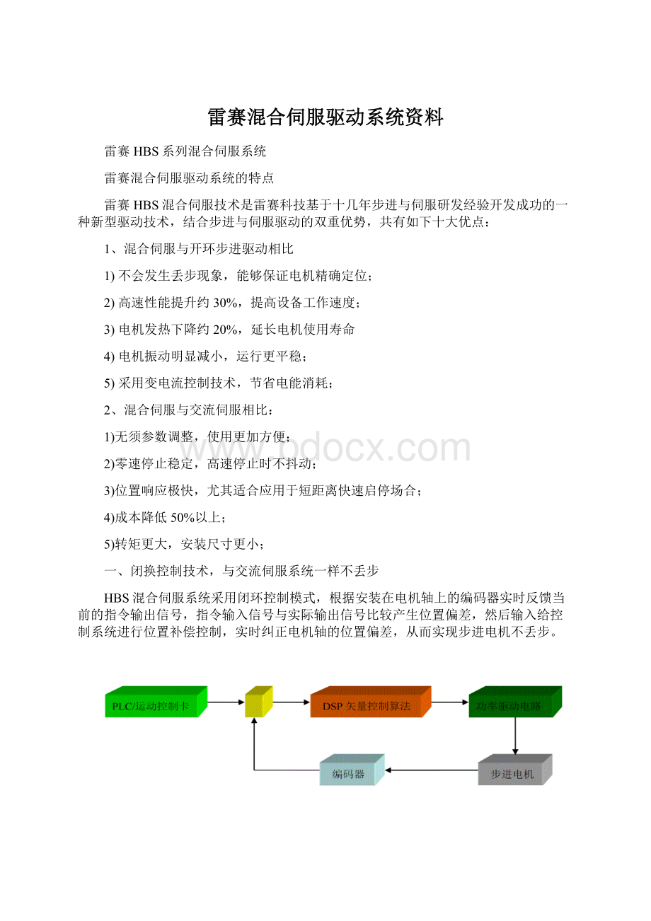 雷赛混合伺服驱动系统资料文档格式.docx_第1页