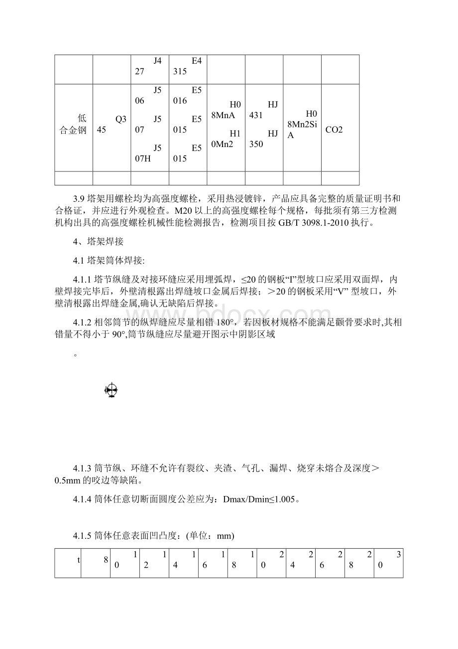 企业规范可发布为企业标准风电塔架制造技术规范.docx_第3页