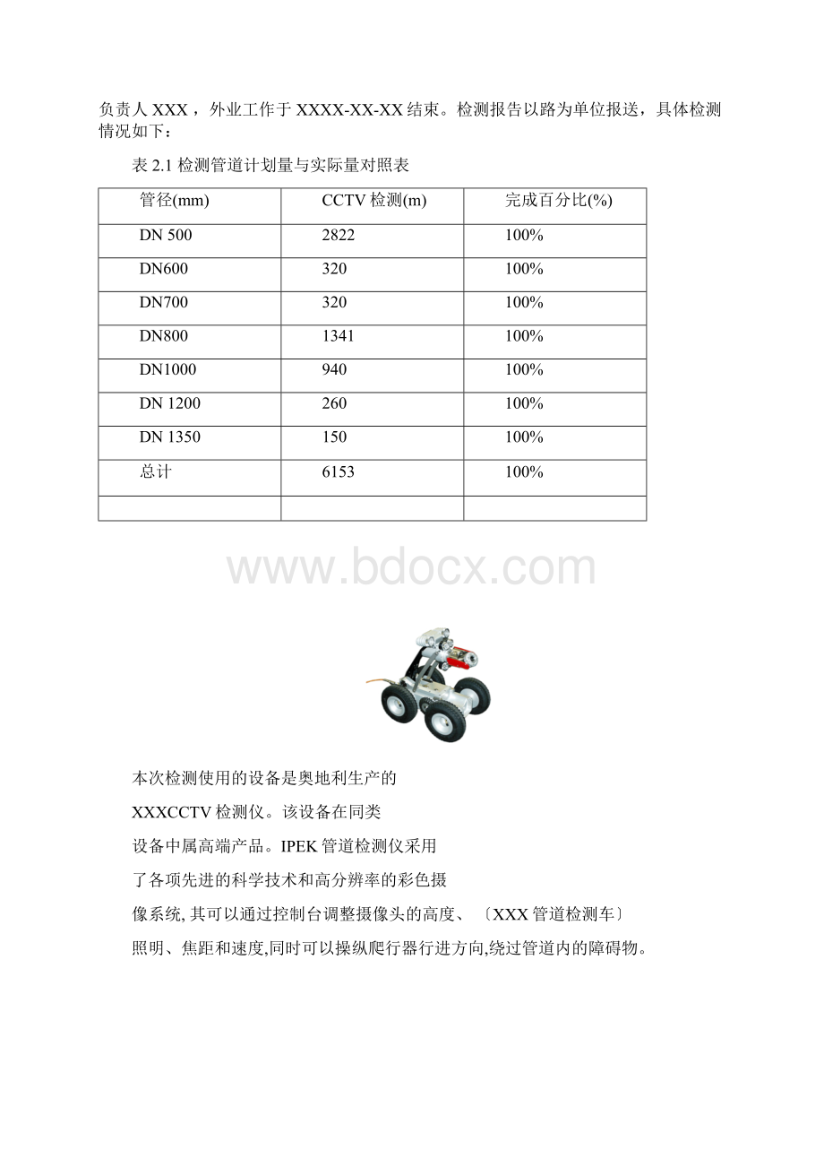 新建排水管道CCTV检测报告模板新版.docx_第2页