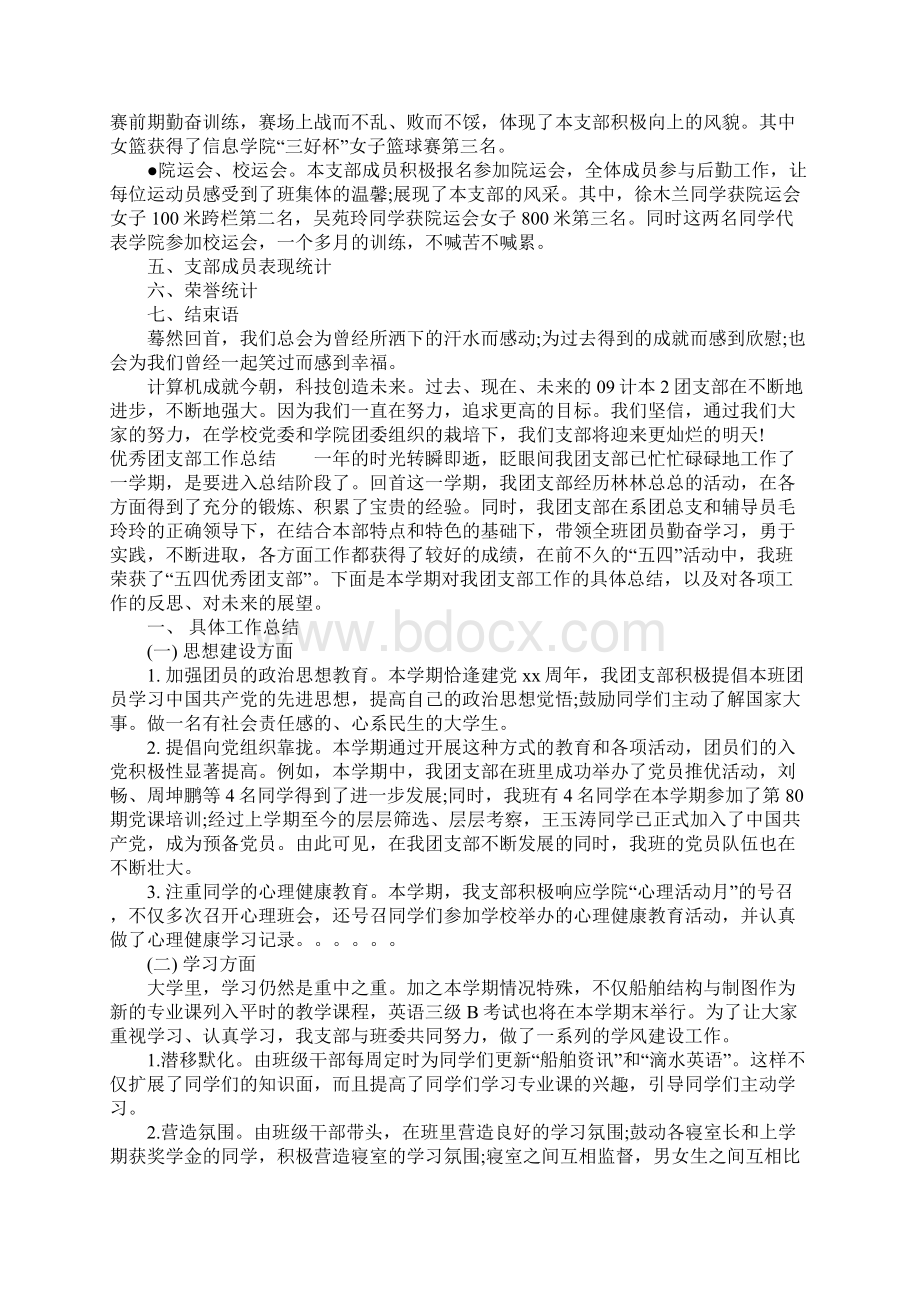 优秀团支部工作总结文档格式.docx_第3页