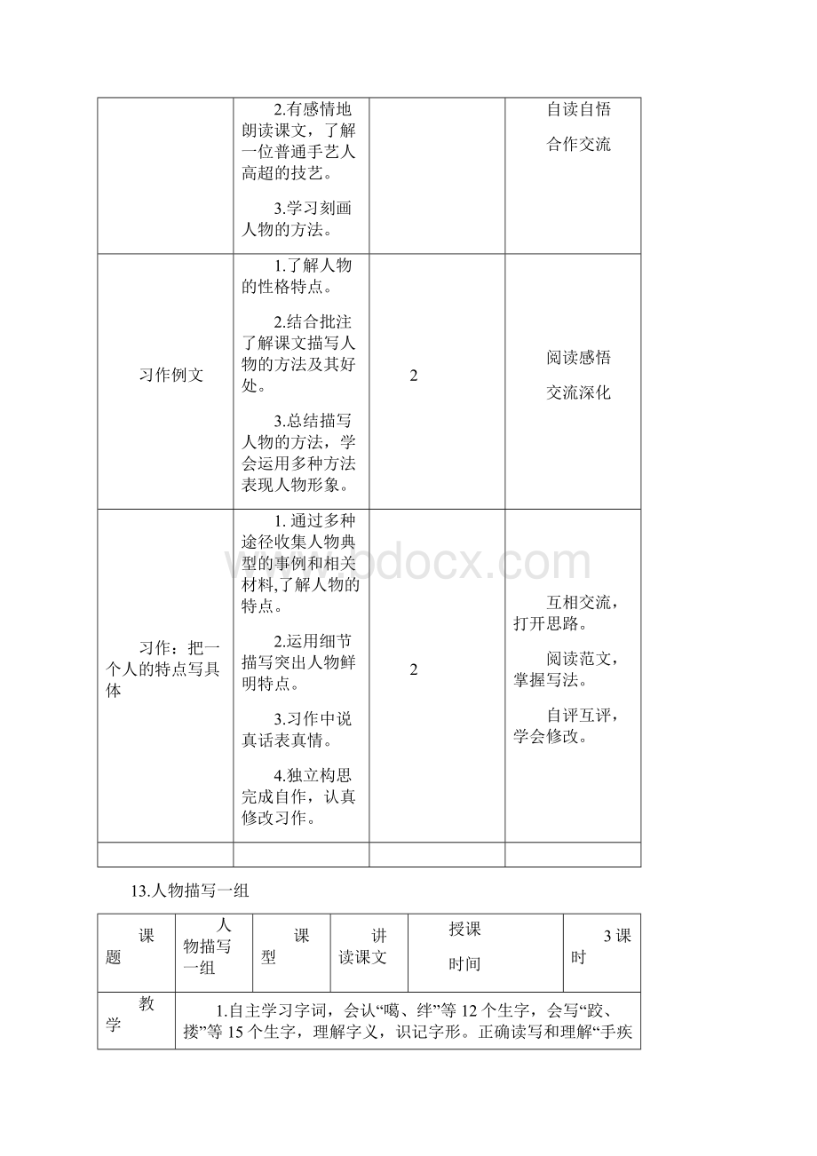 最新部编版五年级语文下册第五单元教案.docx_第2页