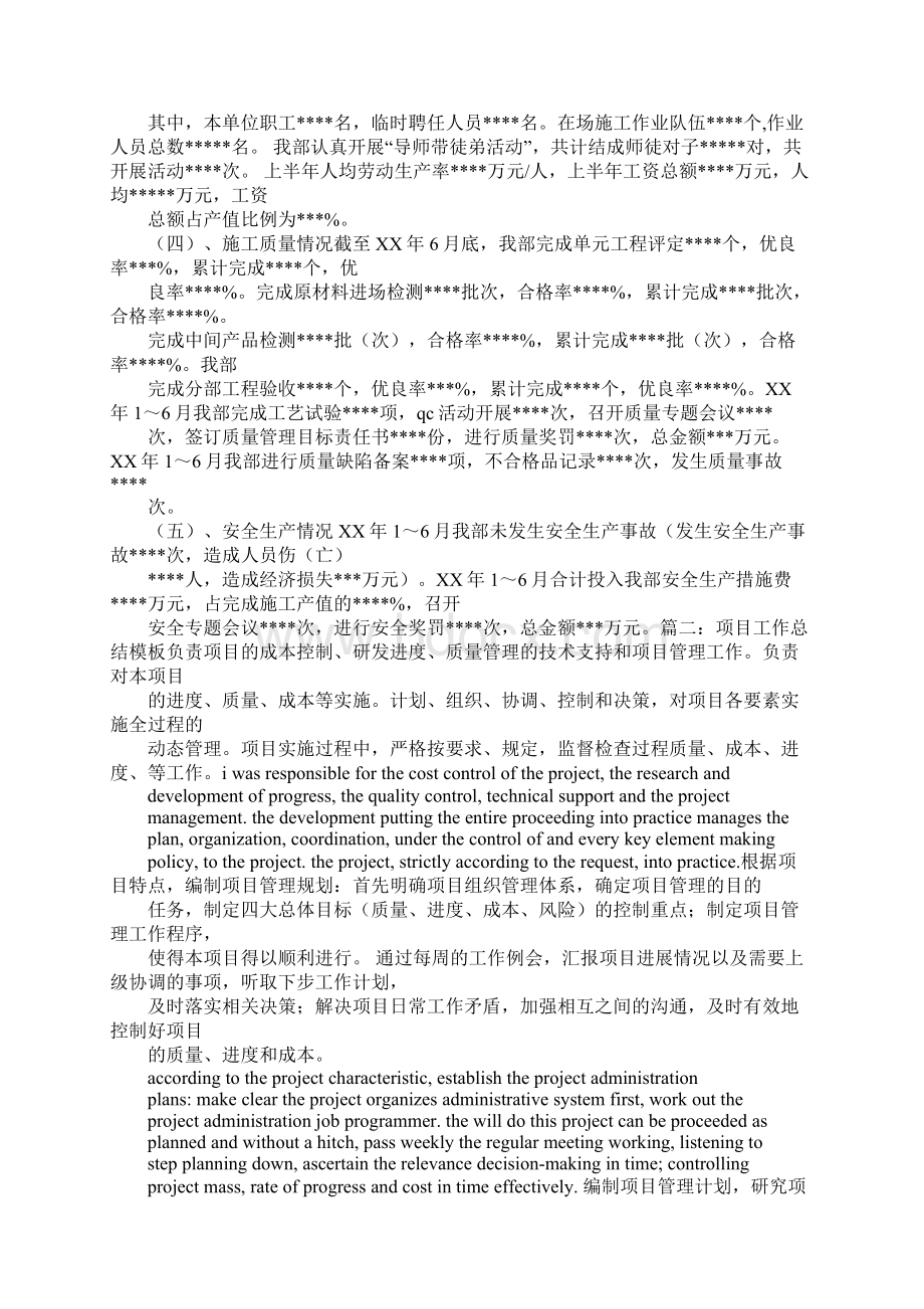 项目年终工作总结模板文档格式.docx_第3页