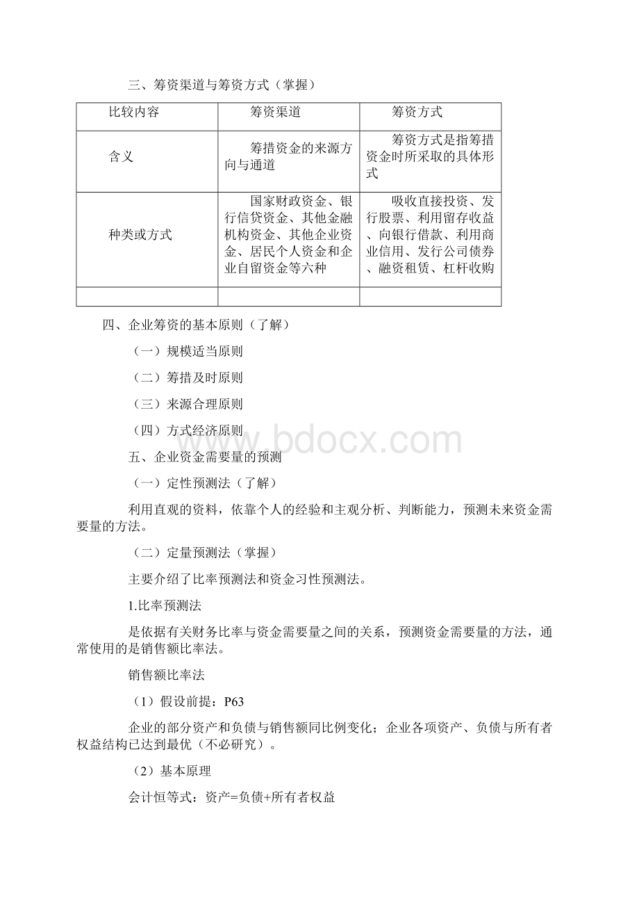 企业筹资与资金筹集的方式.docx_第2页