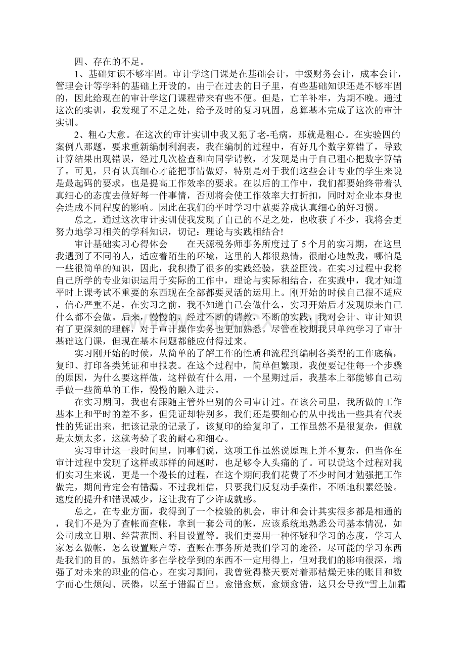 审计基础实习心得体会.docx_第2页