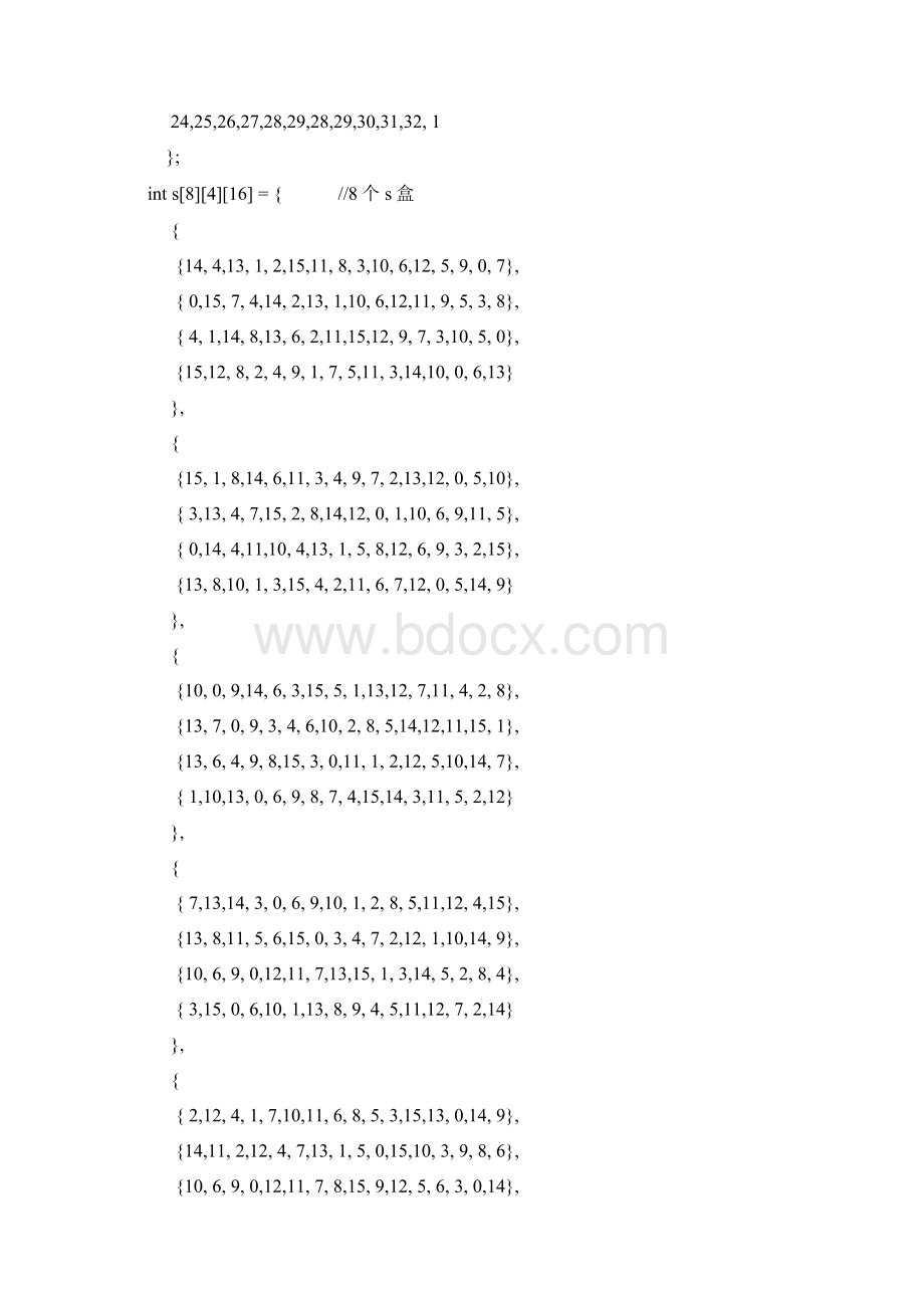 关于C语言的DES加密算法实现.docx_第3页