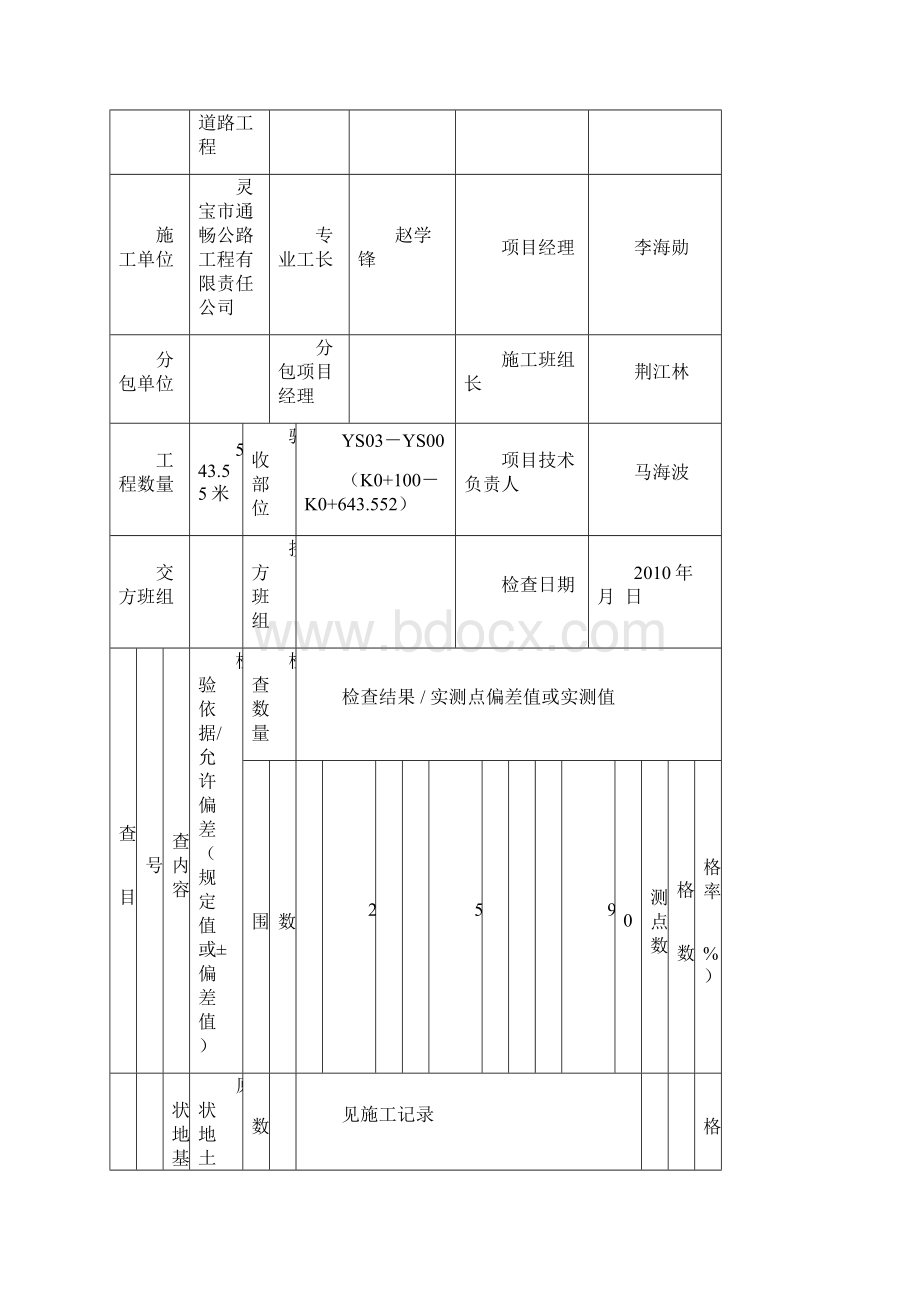 市政道路排水管道报验资料表格全套08规范secretWord格式文档下载.docx_第2页