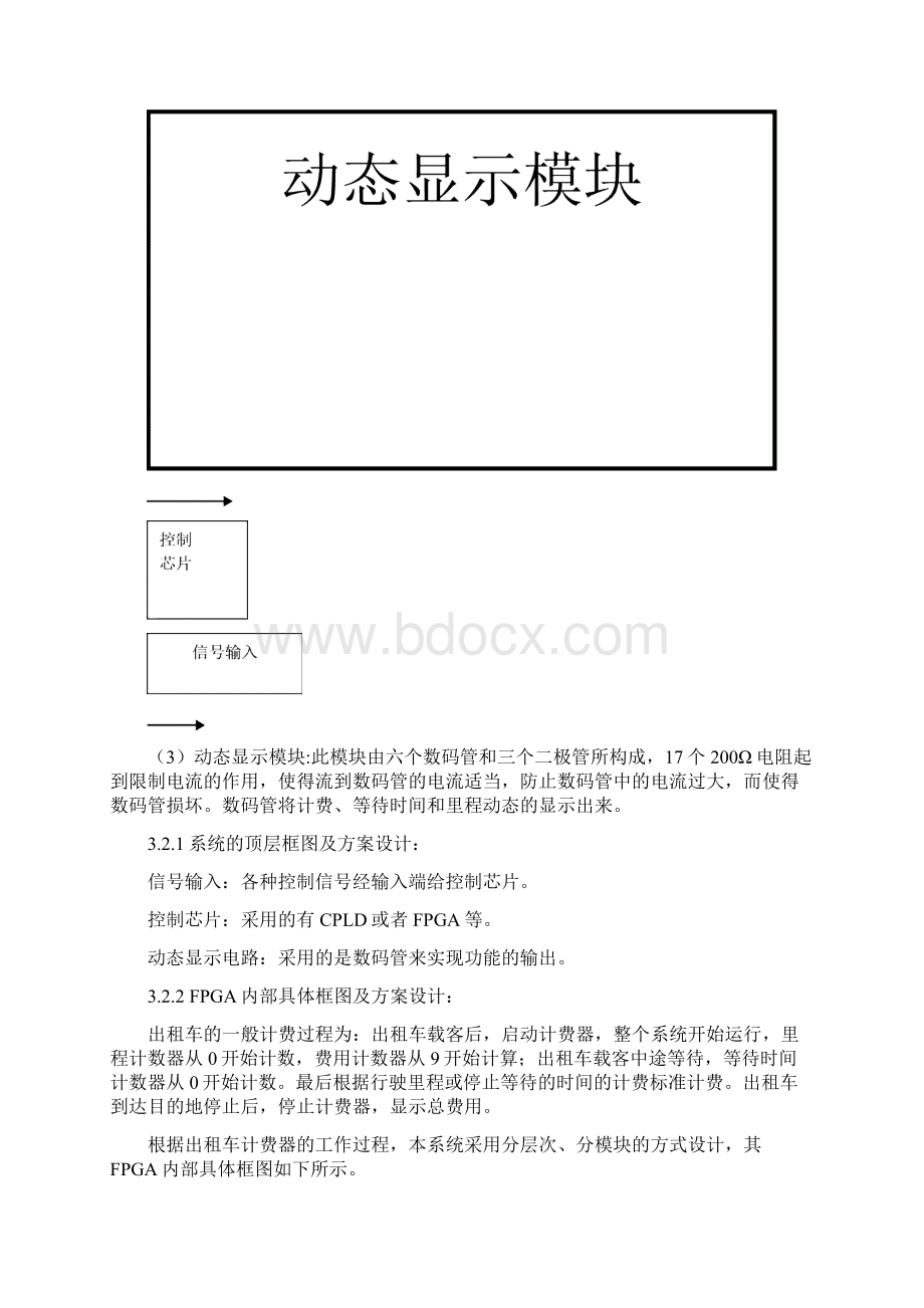 基于FPGA的出租车计价器设计04207Word文档格式.docx_第2页