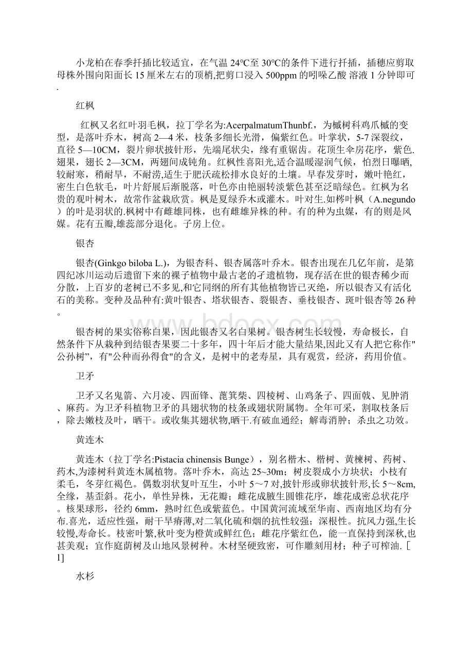 园林绿化常用乔木灌木.docx_第2页