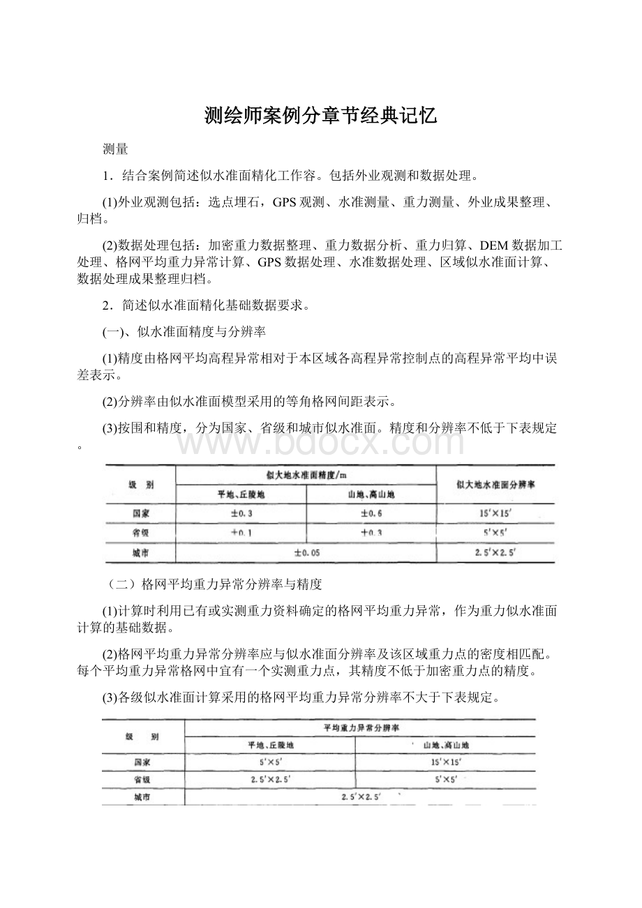 测绘师案例分章节经典记忆.docx_第1页