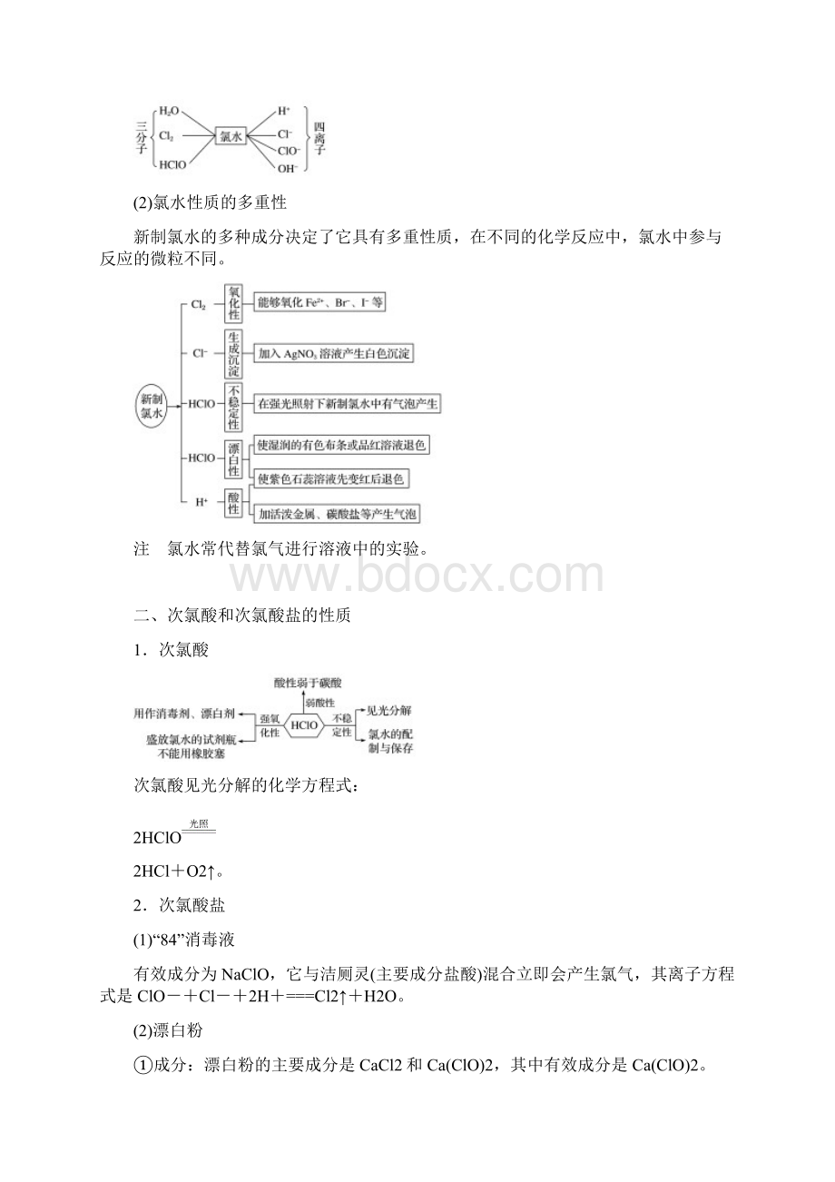 届一轮复习鲁科版 第4章 第13讲 氯及其化合物 卤族元素 学案.docx_第3页