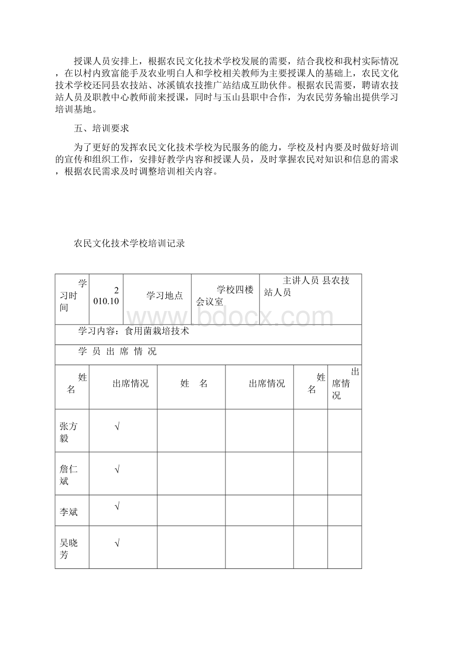 农民文化技术学校培训方案.docx_第2页