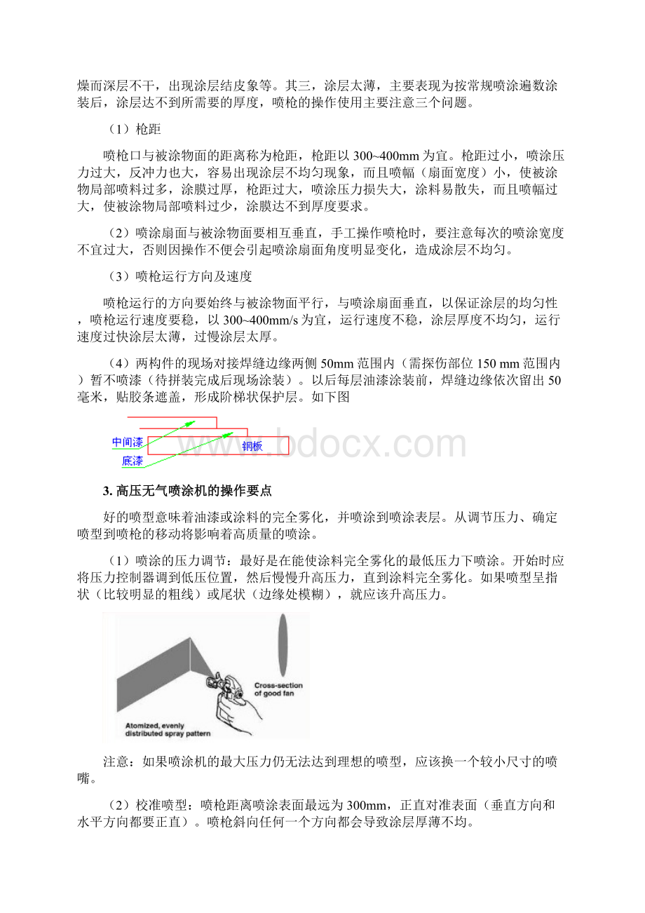 无气喷涂工艺指导书及工艺评定.docx_第3页