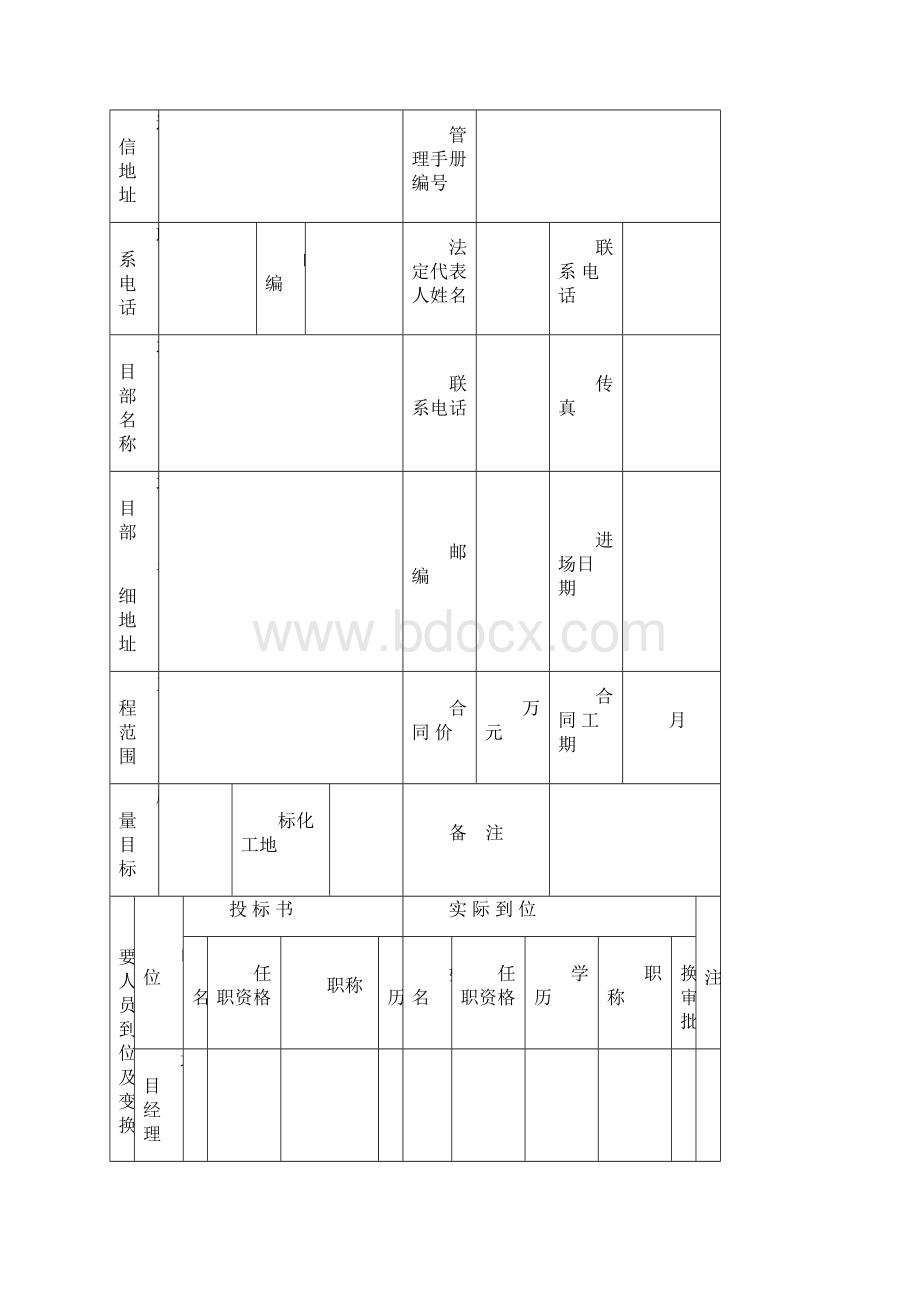 项目施工单位报备表.docx_第2页