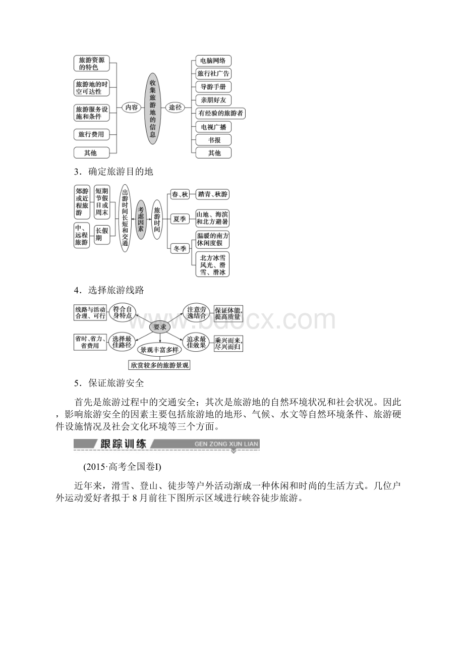 高考地理大一轮复习文档选修3旅游地理第42讲旅游开发与保护做一个合格的现代游客有答案.docx_第2页