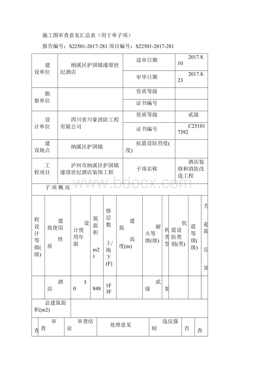 施工图设计文件资料审查报告材料.docx_第2页