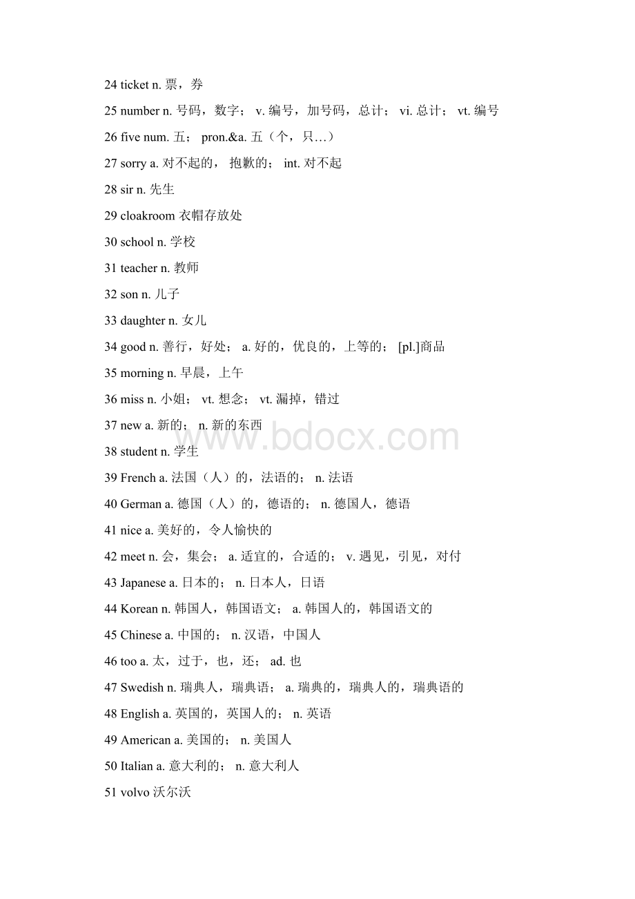 新概念英语 第一册 单词汇总 共793词.docx_第2页