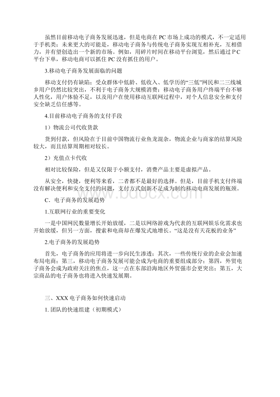 传统行业快速启动电子商务项目商业计划书.docx_第3页